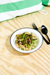 NIEUW miso-risotto met groene asperges & shiitake