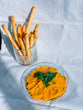 zoete aardappel hummus