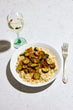 risotto met gegrilde courgette, paprika en oregano